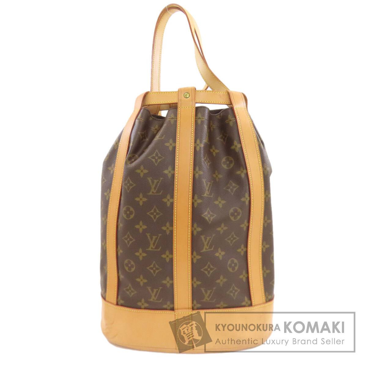 ルイヴィトン M42243 ランドネPM 背嚢・デイパック モノグラム帆布 レディース 【中古】【LOUIS VUITTON】