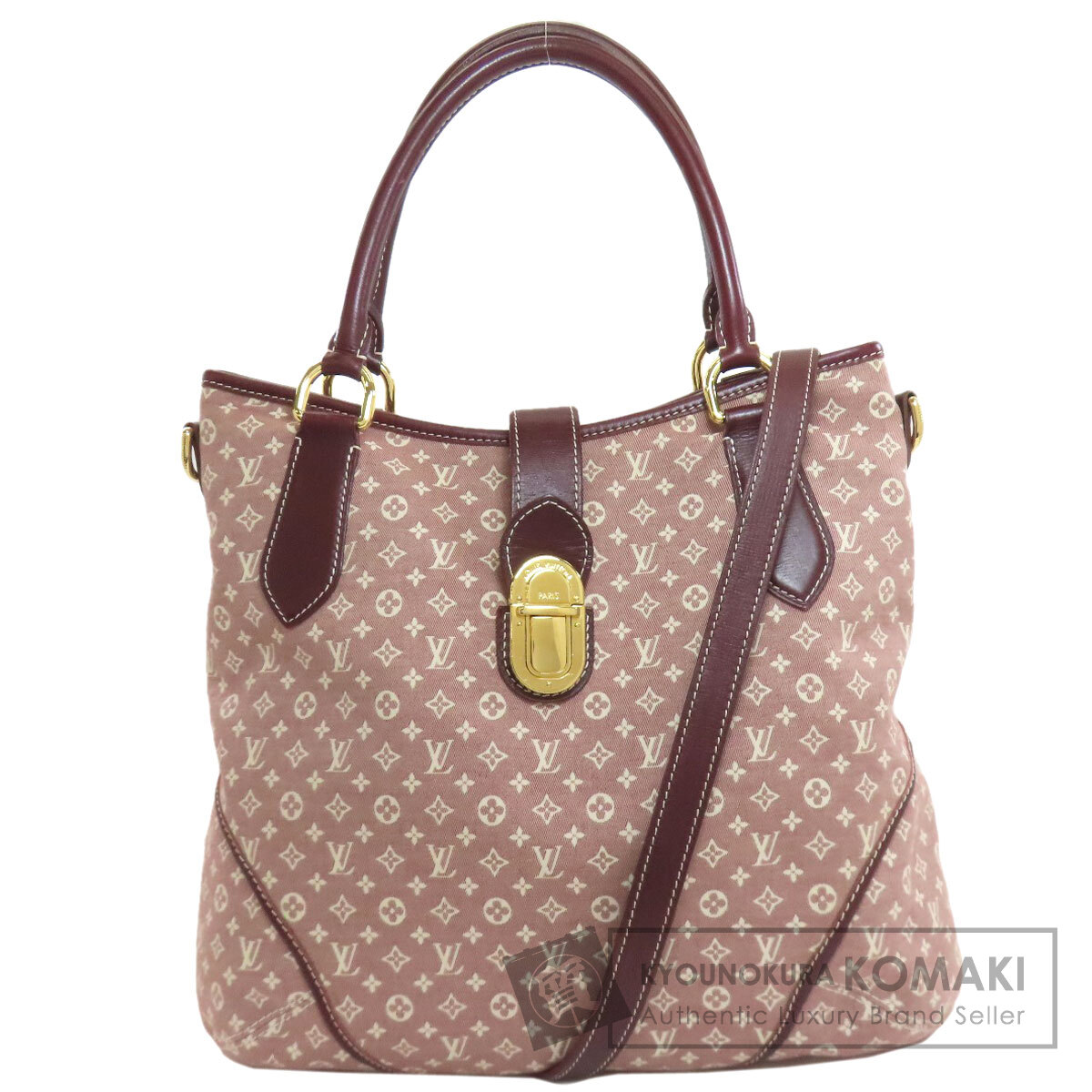 ルイヴィトン M56698 エレジー トートバッグ モノグラムイディール レディース 【中古】【LOUIS VUITTON】