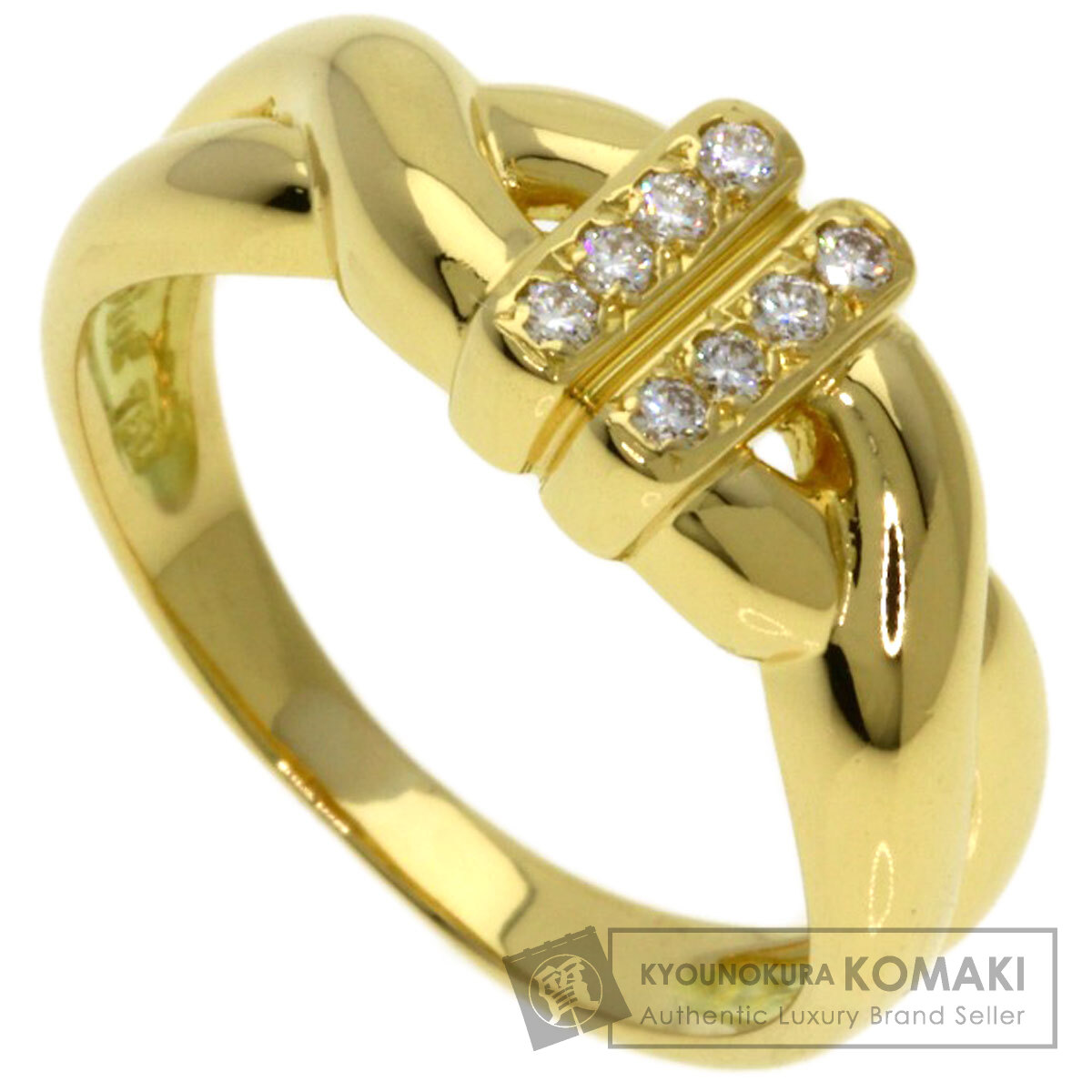 ディオール ダイヤモンド リング・指輪 K18イエローゴールド レディース 【中古】【Dior】 68,607円