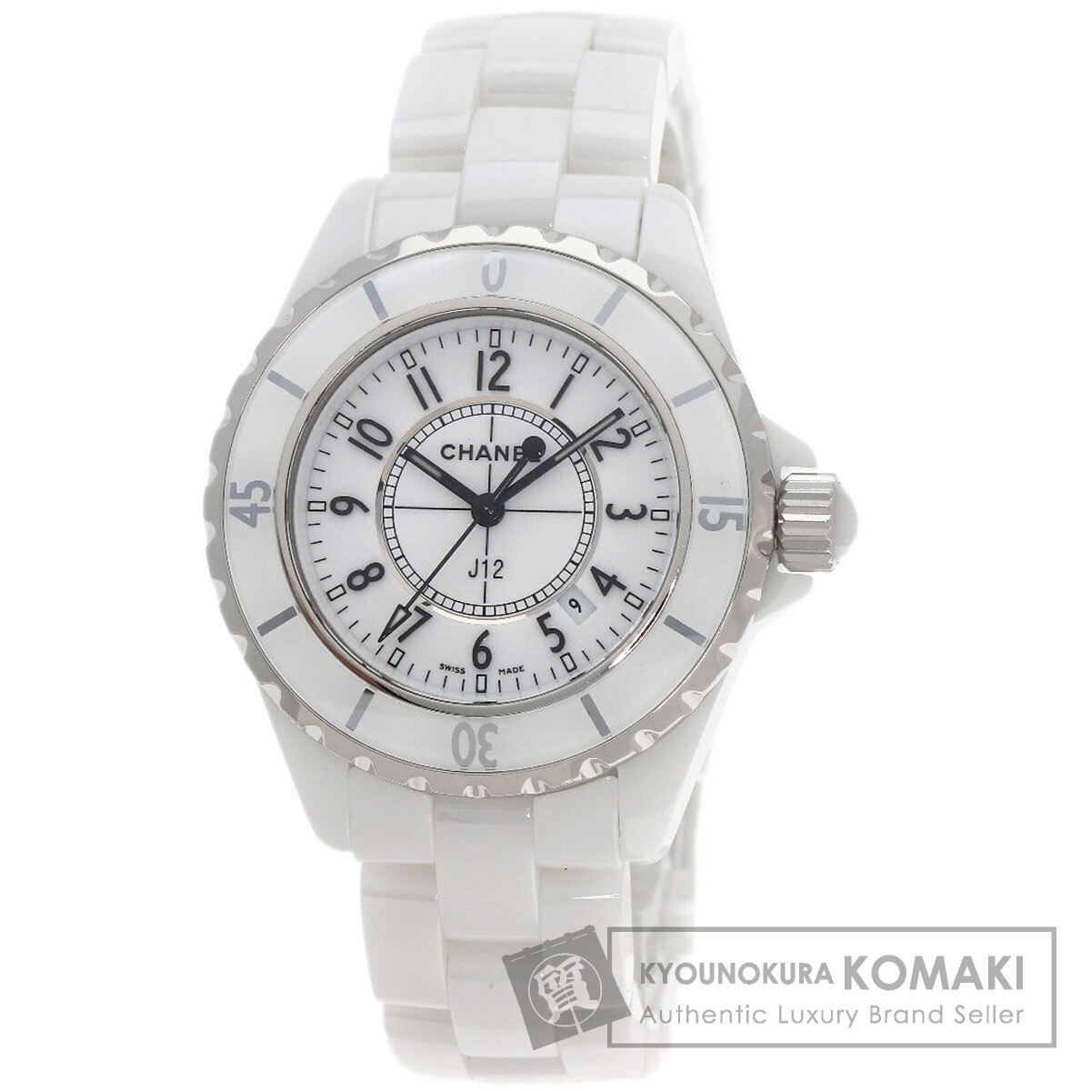 シャネル H0968 J12 33mm 腕時計 セラミック/セラミック レディース 【中古】【CHANEL】
