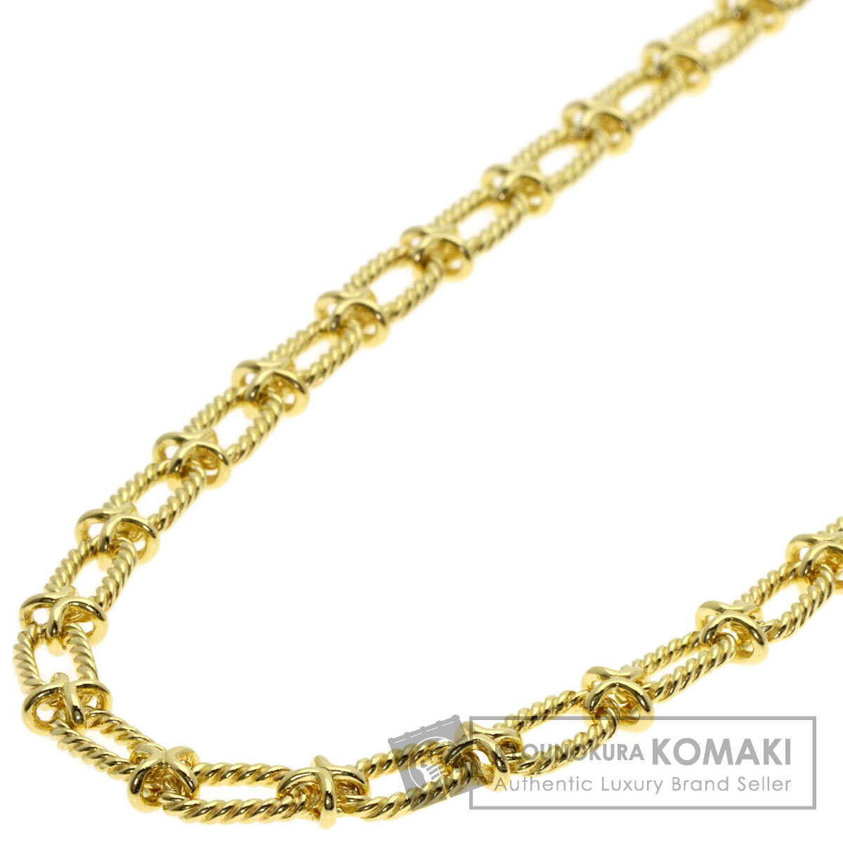 ティファニー ヴィンテージ ロングチェーン81cm ネックレス K18イエローゴールド レディース 【中古】【TIFFANY&Co.】