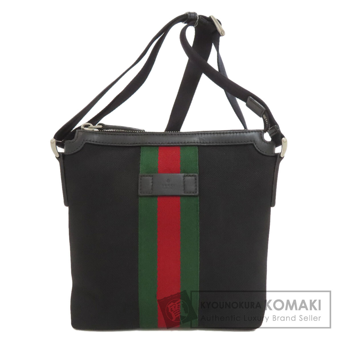 グッチ 631195 逃げ口 シェリー酒伝達ルート ショルダーバッグ 帆布 レディース 【中古】【GUCCI】