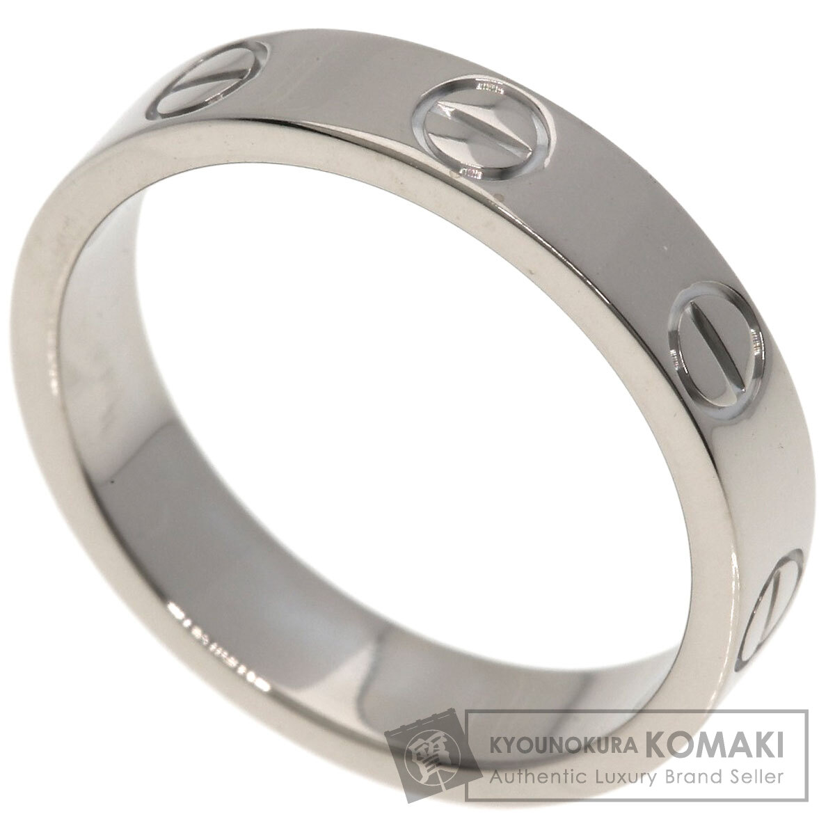 カルティエ ミニラブリング #47 リング・指輪 K18ホワイトゴールド レディース 【中古】【CARTIER】