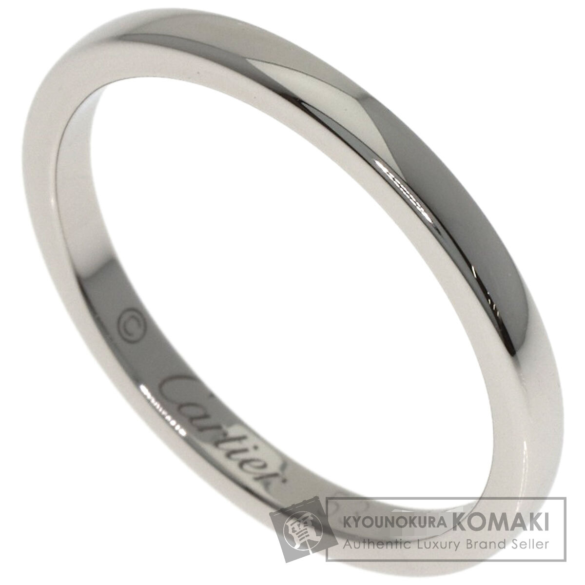 カルティエ ウェディング #53 リング・指輪 プラチナPT950 レディース 【中古】【CARTIER】