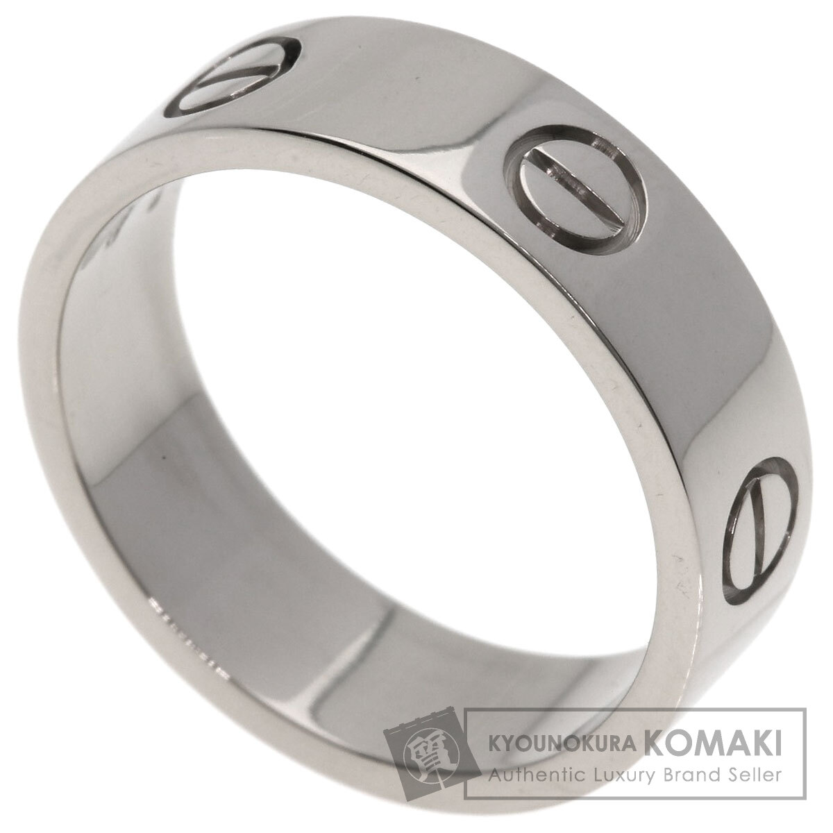 カルティエ ラブリング #58 リング・指輪 K18ホワイトゴールド レディース 【中古】【CARTIER】