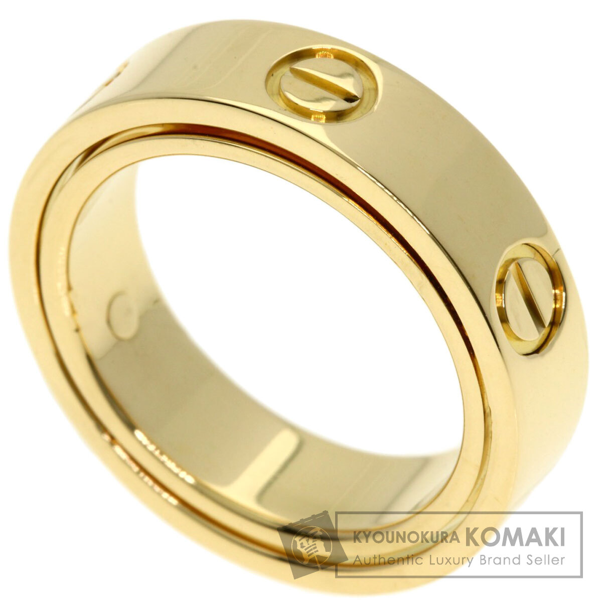 カルティエ シークレット ラブリング #51 リング・指輪 K18イエローゴールド レディース 【中古】【CARTIER】