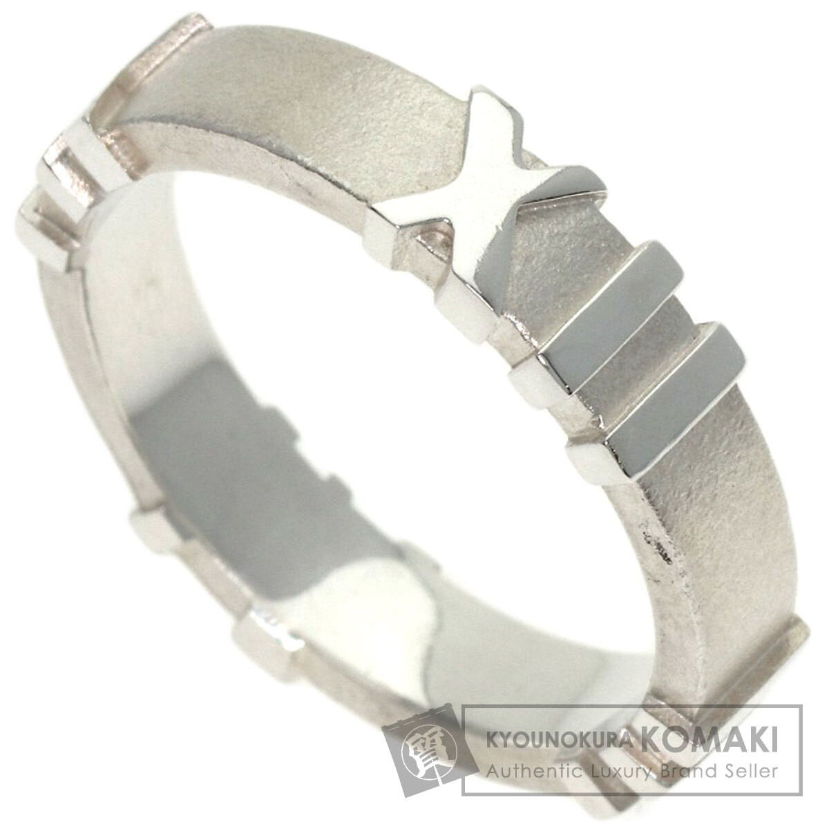 楽天市場】ティファニー アトラス ナロー リング・指輪 シルバー