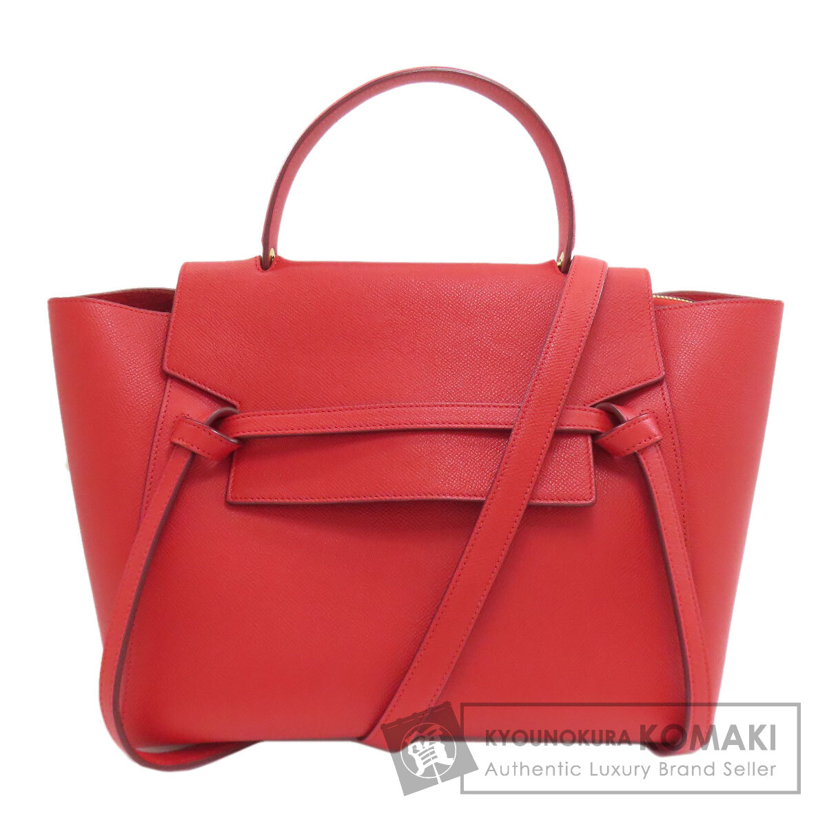 セリーヌ ベルトバッグ 2WAY ハンドバッグ カーフ レディース 【中古】【CELINE】