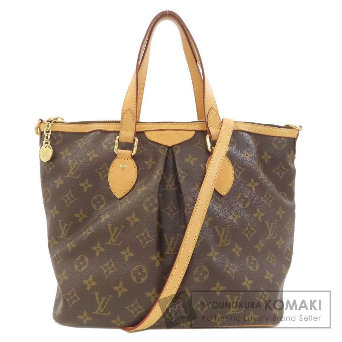 ルイヴィトン M40145 パレルモPM トートバッグ モノグラムキャンバス レディース 【中古】【LOUIS VUITTON】
