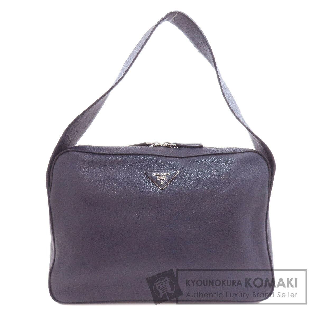 プラダ ３角形 壱肩部 ショルダーバッグ 子ウシ レディース 【中古】【PRADA】