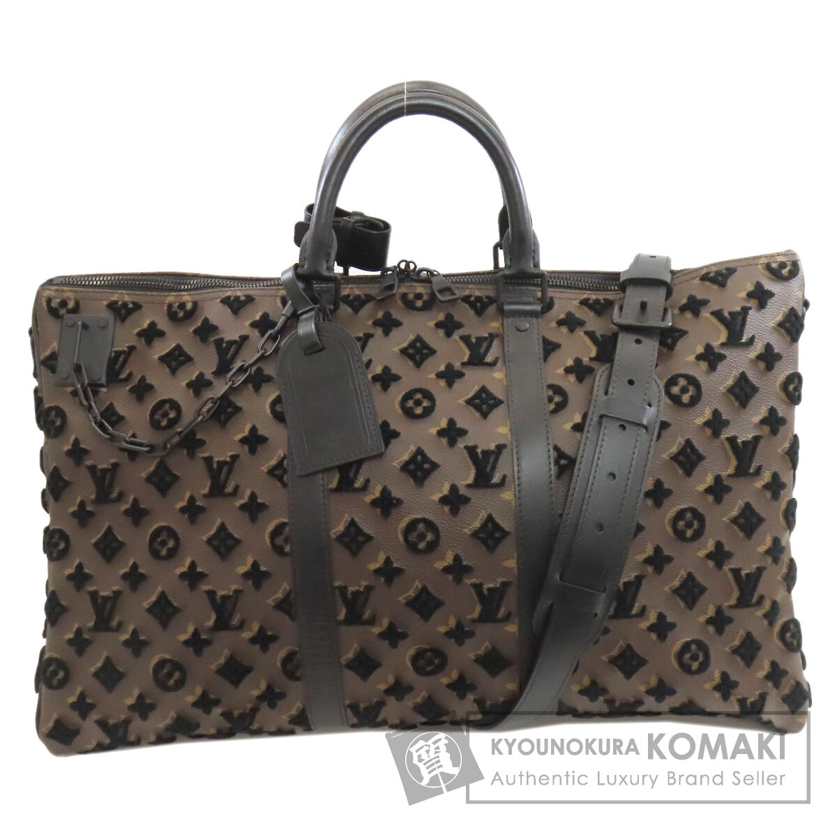 ルイヴィトン M45046 キーポル トリアングル50 ボストンバッグ モノグラムタフタージュ レディース 【中古】【LOUIS VUITTON】 247,500円
