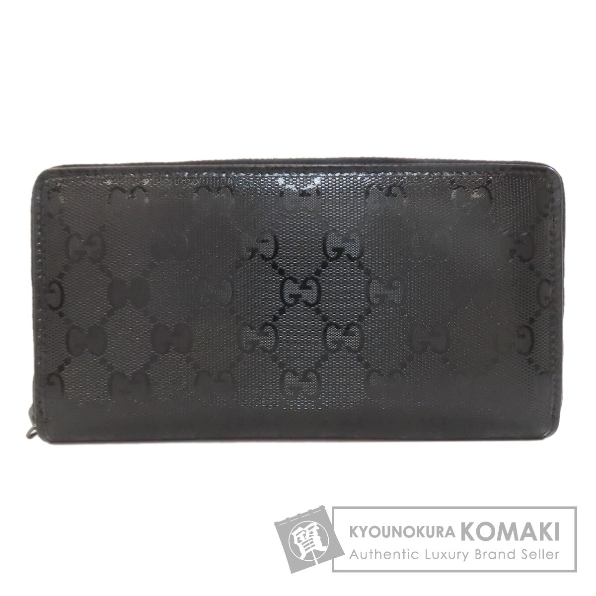 グッチ 212110 インプリメ ラウンドジッパー 長紙入れ（御釣り入れあり） PVC レディース 【中古】【GUCCI】