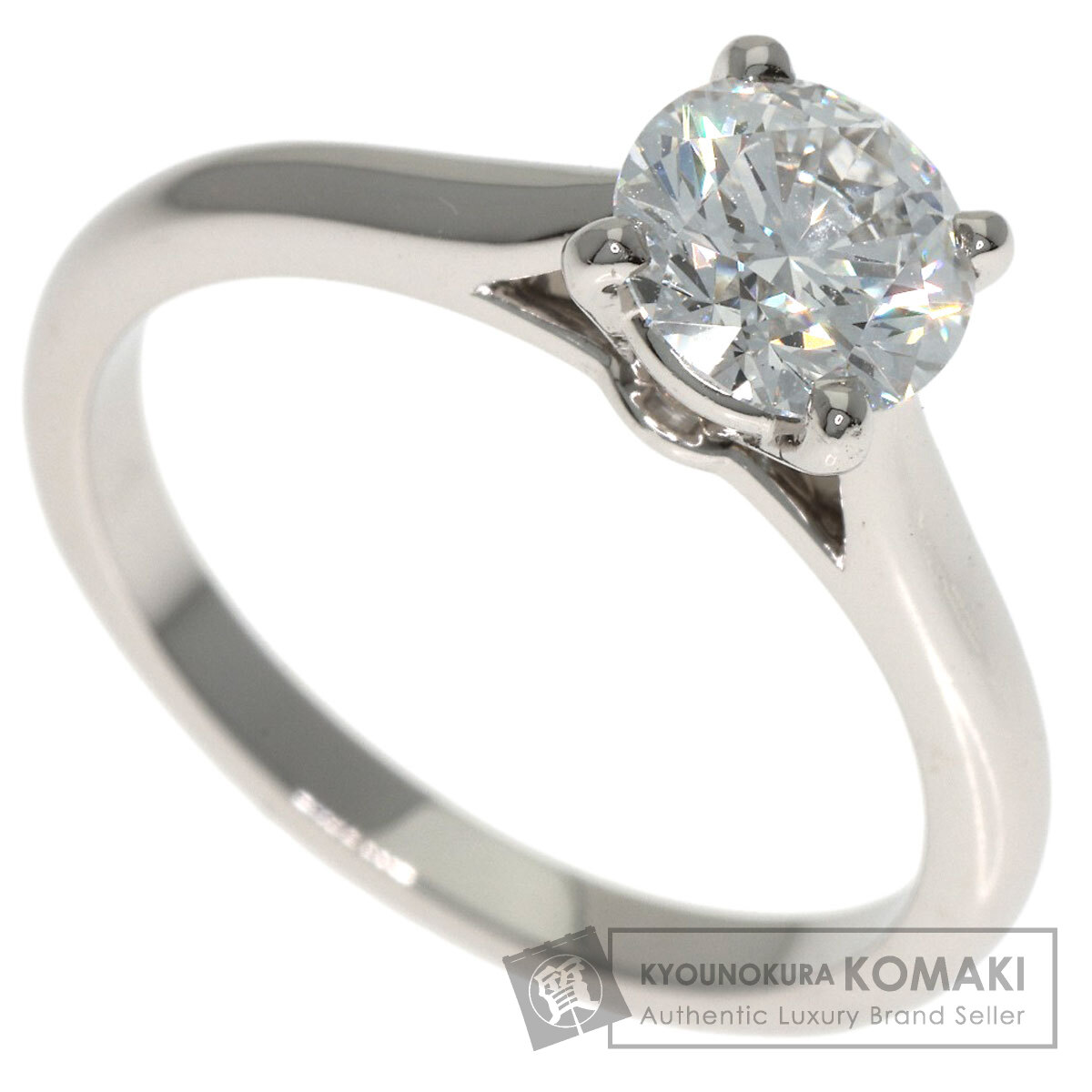 楽天市場】カルティエ ソリテール1895 0.3ctダイヤモンドリング 指輪