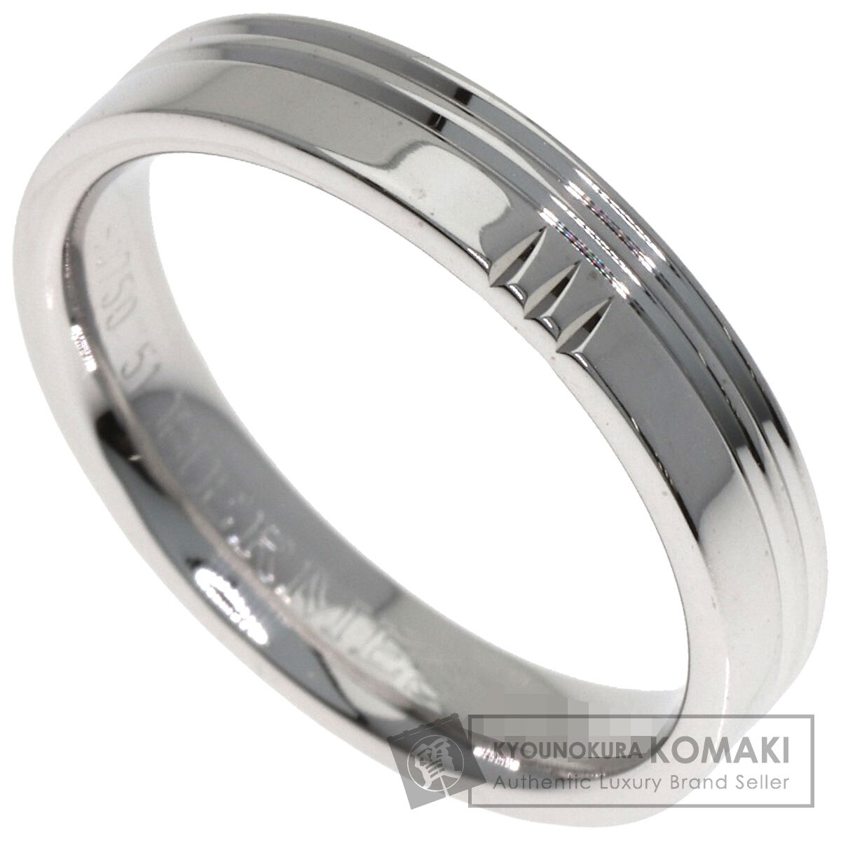 エルメス アリアンス ケリー #51 リング・指輪 K18ホワイトゴールド レディース 【中古】【HERMES】