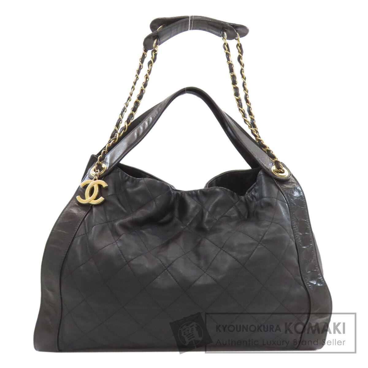 シャネル マトラッセ ココマーク ゴールド金具 2WAY ショルダーバッグ カーフ レディース 【中古】【CHANEL】
