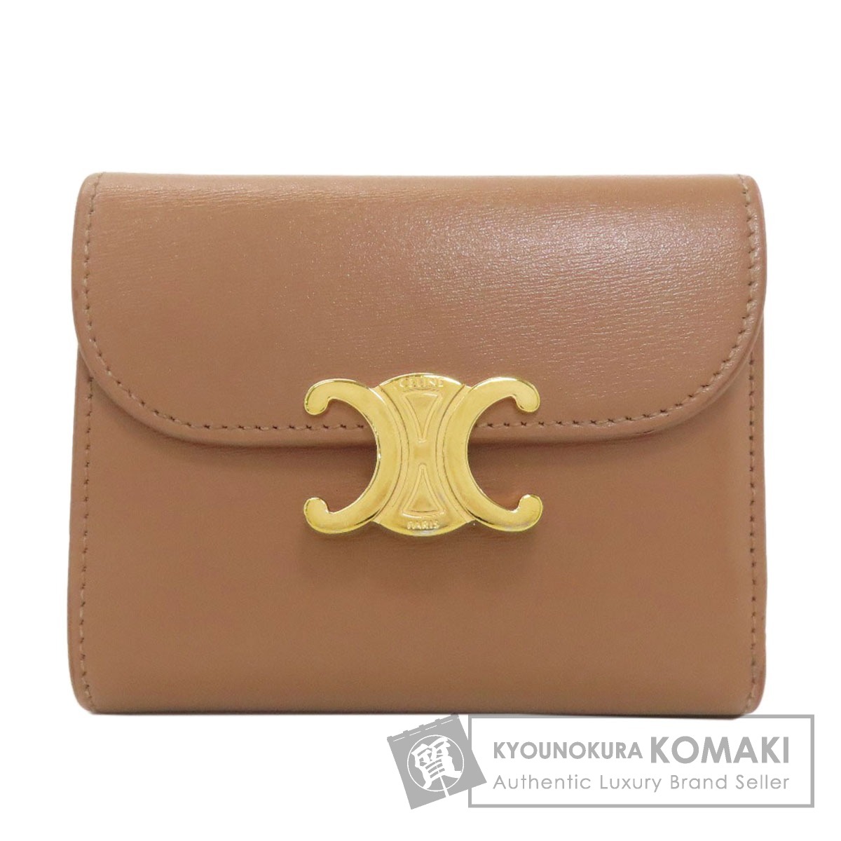 セリーヌ マカダム 三つ折り財布 二つ折り財布（小銭入れあり） レザー レディース 【中古】【CELINE】 40,398円
