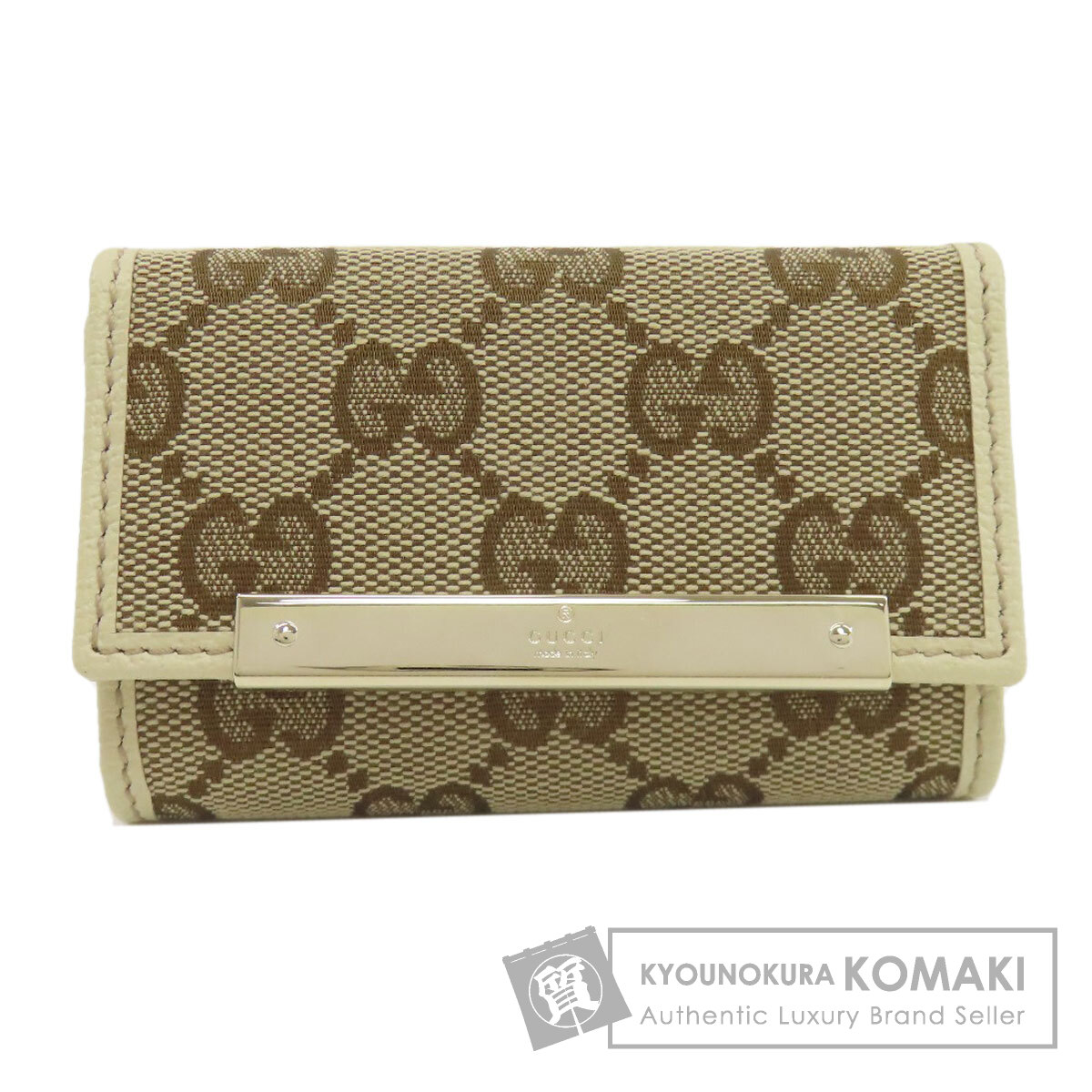 グッチ 127048 GGキャンバス キーケース キャンバス/レザー レディース 【中古】【GUCCI】