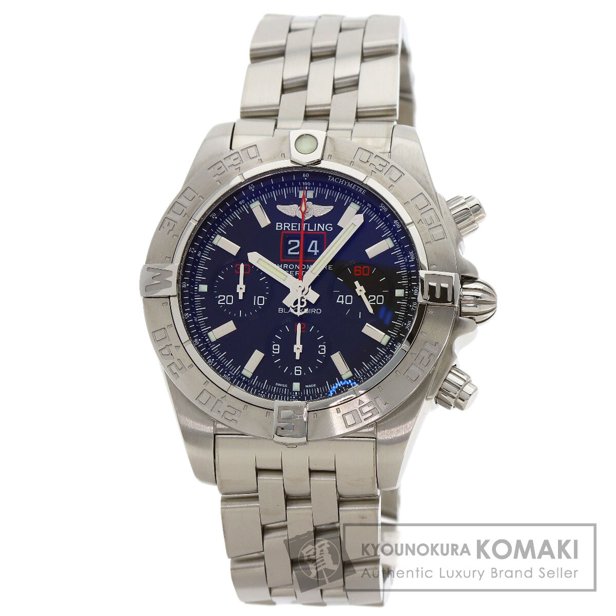 ブライトリング A44360 クロノマット ブラックバード 腕時計 ステンレススチール/SS メンズ 【中古】【BREITLING】