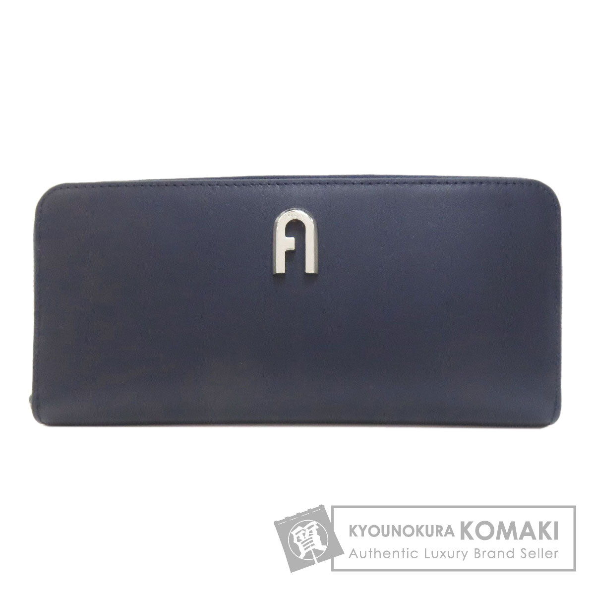 フルラ アーチロゴ 長財布（小銭入れあり） レザー レディース 【中古】【Furla】