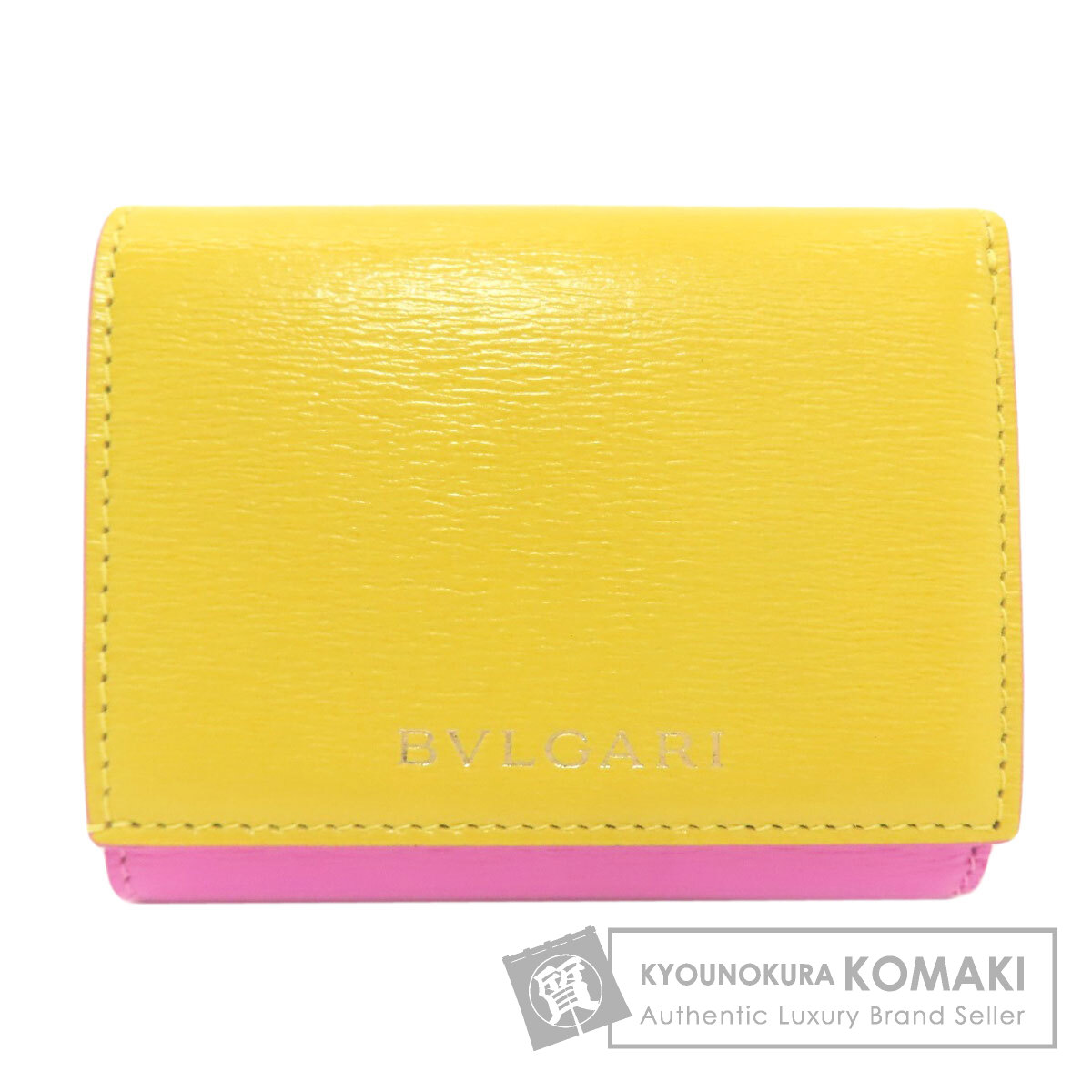 ブルガリ ビーゼロワンチャーム 二つ折り財布（小銭入れあり） レザー レディース 【中古】【BVLGARI】
