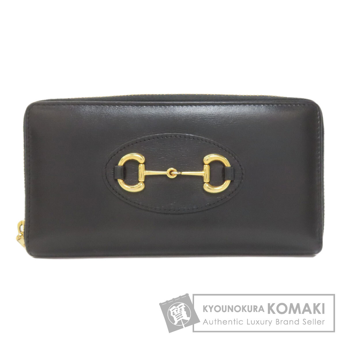 グッチ 621889 配管ビット 長紙入れ（御釣り入れあり） なめし革 レディース 【中古】【GUCCI】