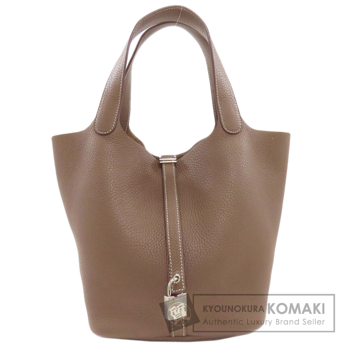 エルメス ピコタンロックMM エトープ シルバー金具 ハンドバッグ トリヨン レディース 【中古】【HERMES】|ブランド京の蔵小牧【最安挑戦!】