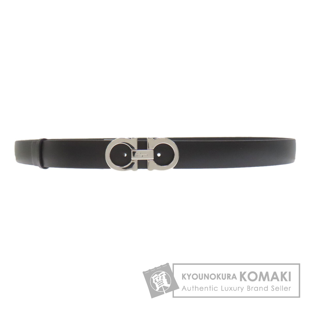サルヴァトーレフェラガモ ガンチーニ金具 胴締め なめし革 メンズ 【中古】【Salvatore Ferragamo】