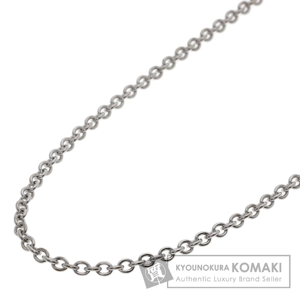 ブルガリ チェーン 44cm ネックレス K18ホワイトゴールド レディース 【中古】【BVLGARI】