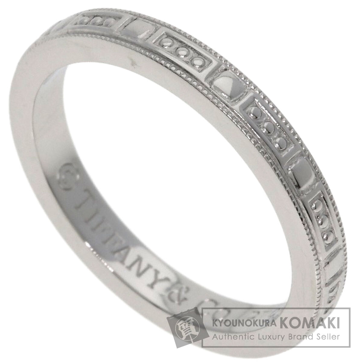 ティファニー レガシーリング #9 リング・指輪 プラチナPT950 レディース 【中古】【TIFFANY&Co.】