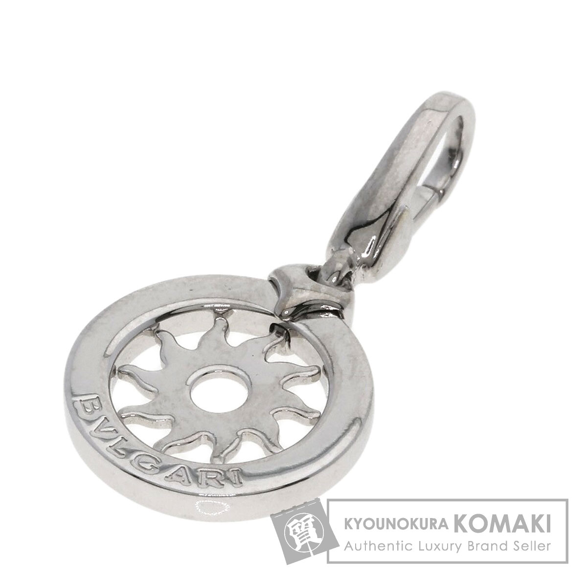 ブルガリ トンドサン チャーム ペンダントトップ K18ホワイトゴールド レディース 【中古】【BVLGARI】
