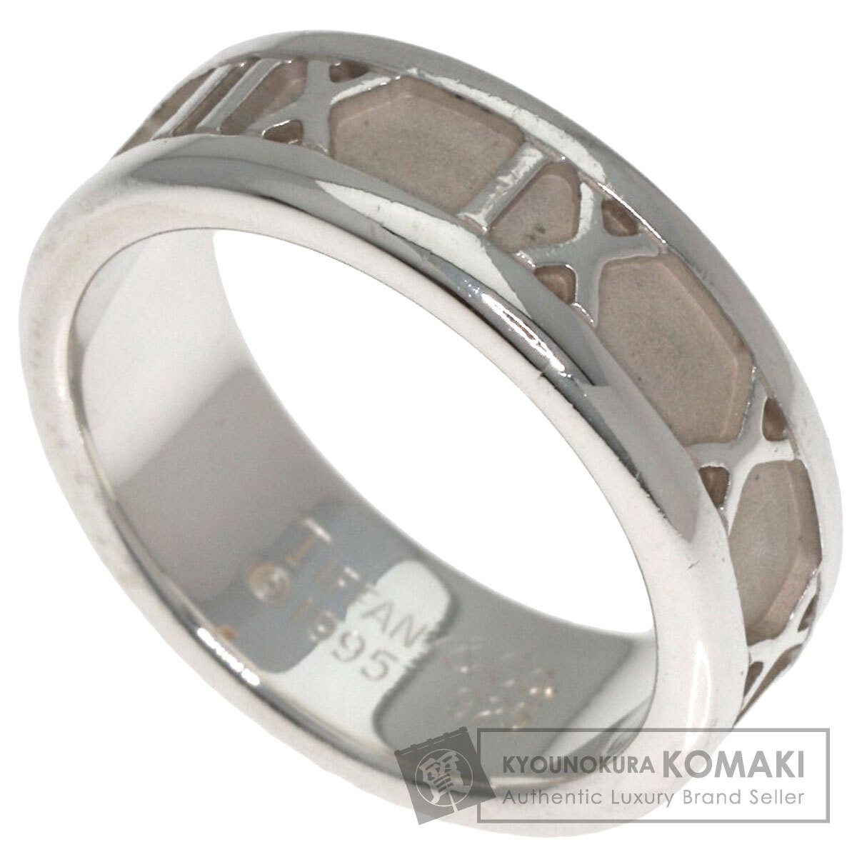 ティファニー アトラス リング・指輪 シルバー レディース 【中古】【TIFFANY&Co.】