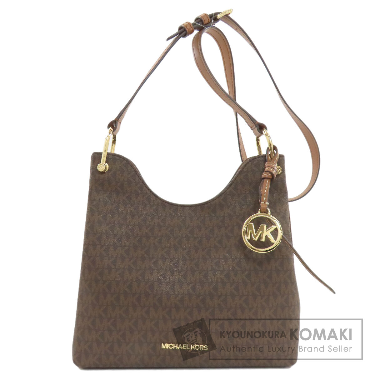 マイケル教科課程 MK書き判 ショルダーバッグ PVC レディース 【中古】【Michael Kors】