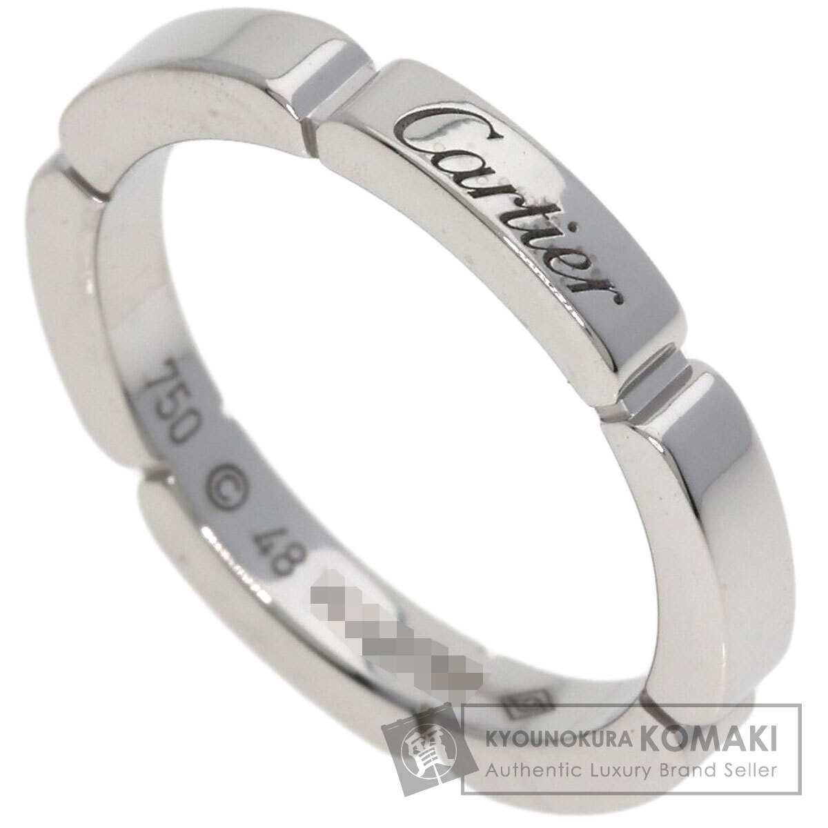 カルティエ マイヨン パンテール #48 リング・指輪 K18ホワイトゴールド レディース 【中古】【CARTIER】｜ブランド京の蔵小牧【最安挑戦！】