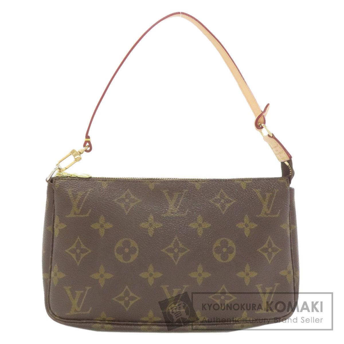 ルイヴィトン M51980 ポシェットアクセソワール アクセサリーポーチ モノグラムキャンバス レディース 【中古】【LOUIS VUITTON】