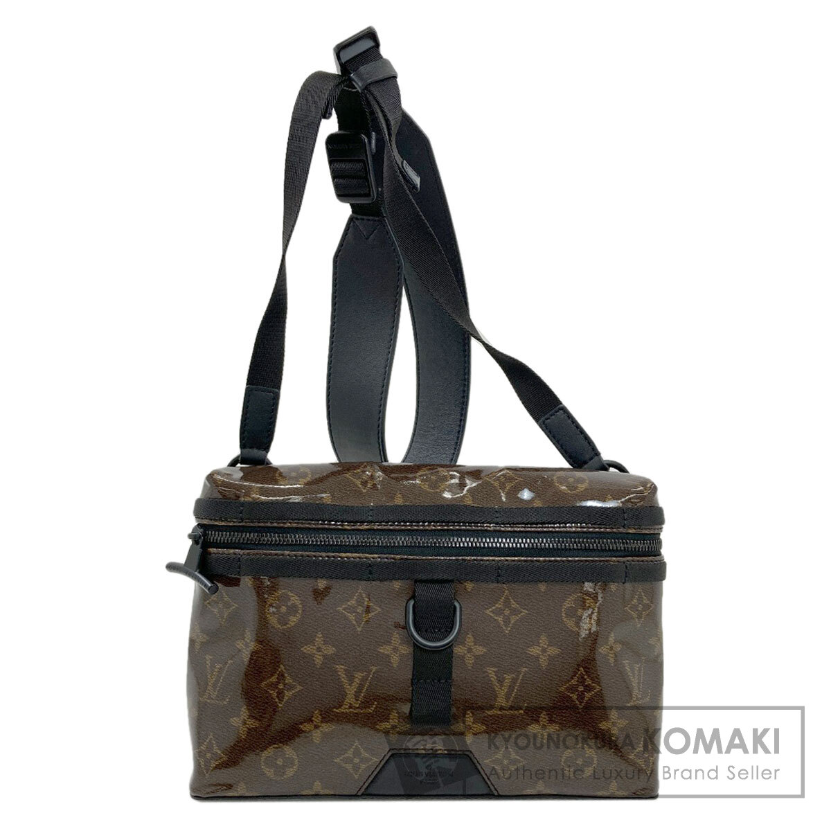 ルイヴィトン M43895 グレーズメッセンジャーPM ショルダーバッグ モノグラムキャンバス レディース 【中古】【LOUIS VUITTON】