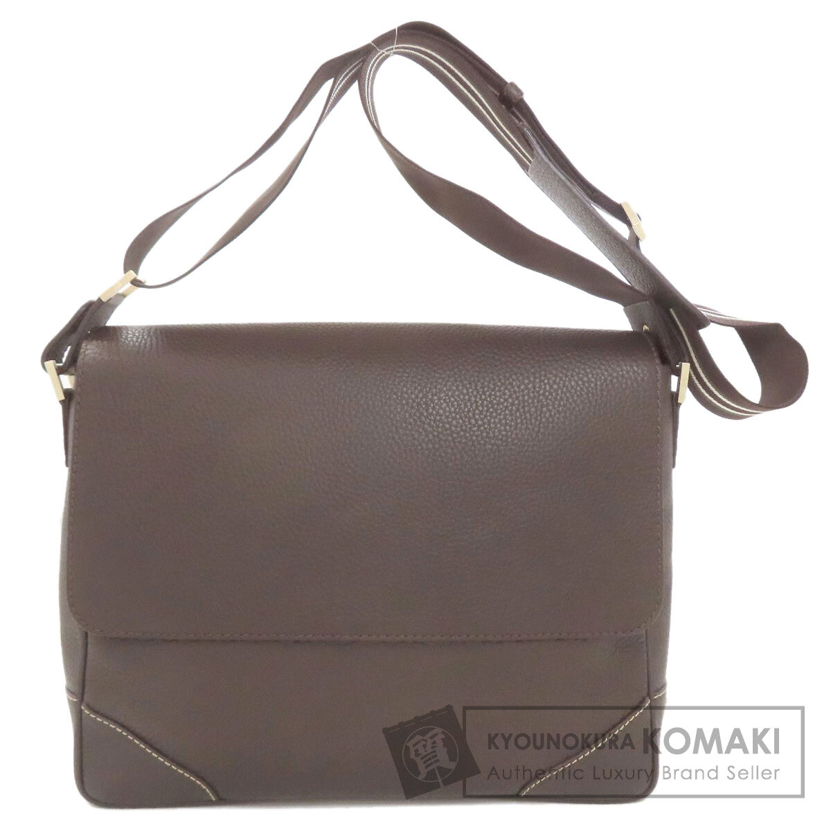 【サマーセール Specialcoupon対象商品 7/24～7/29 】ダンヒル ロゴ ショルダーバッグ レザー レディース 【中古】【Dunhill】｜ブランド京の蔵小牧【最安挑戦！】