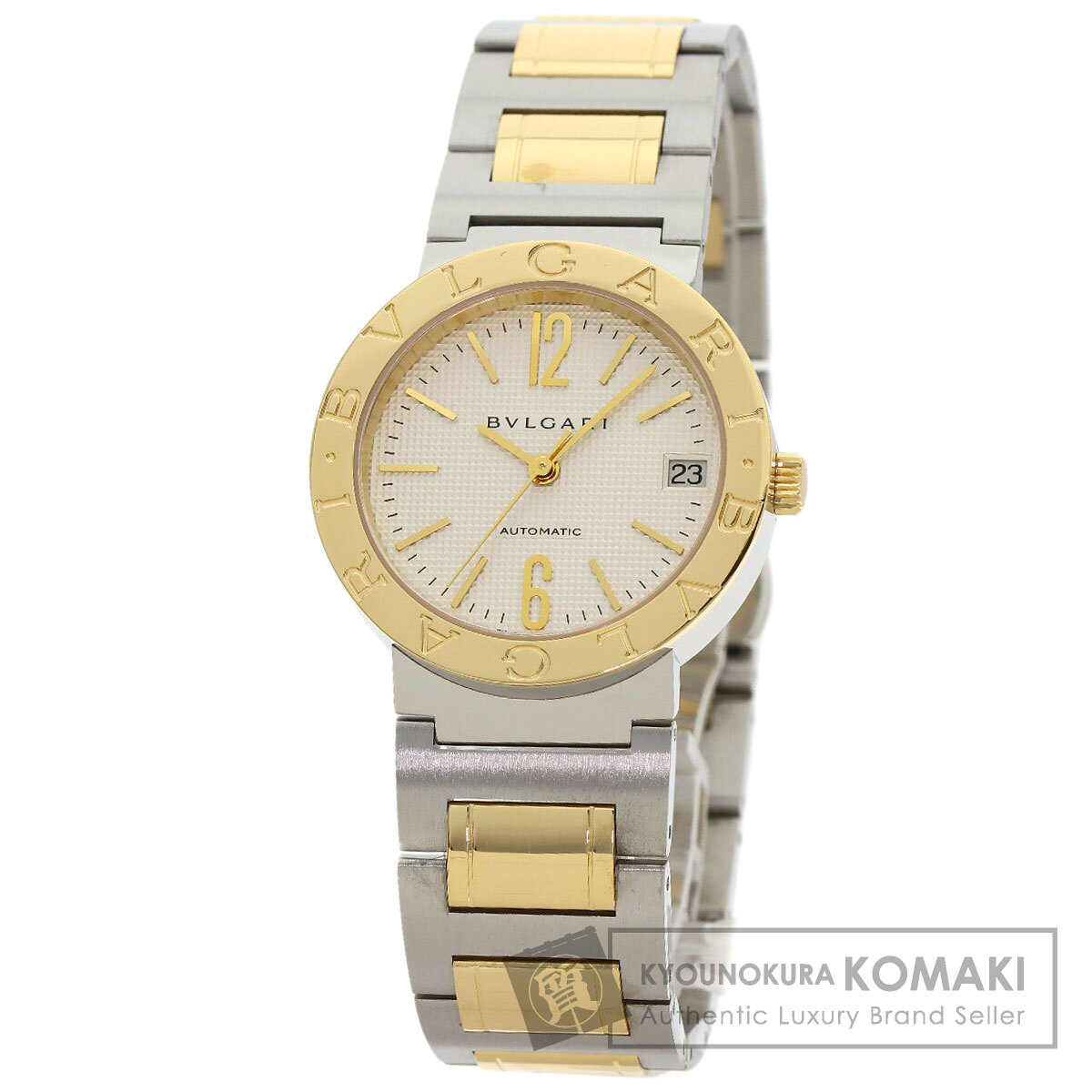 ブル小峡谷 BB33SG ブルガリブルガリ ウオッチ ステンレス鋼スチール写真/SSxK18YG メンズ 【中古】【BVLGARI】