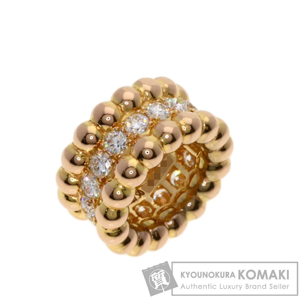 ヴァンクリーフ＆アーペル ペルレ ダイヤモンド ペンダントトップ K18ピンクゴールド レディース 【中古】【Van Cleef & Arpels】