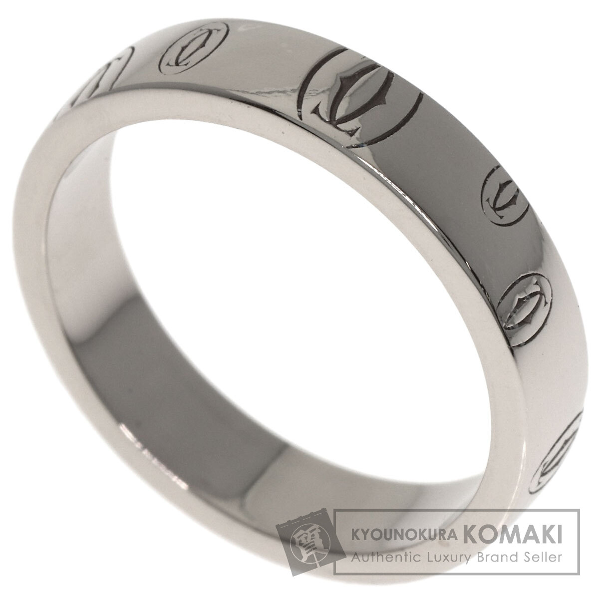 カルティエ ハッピーバースデー #49 リング・指輪 K18ホワイトゴールド レディース 【中古】【CARTIER】 74,960円