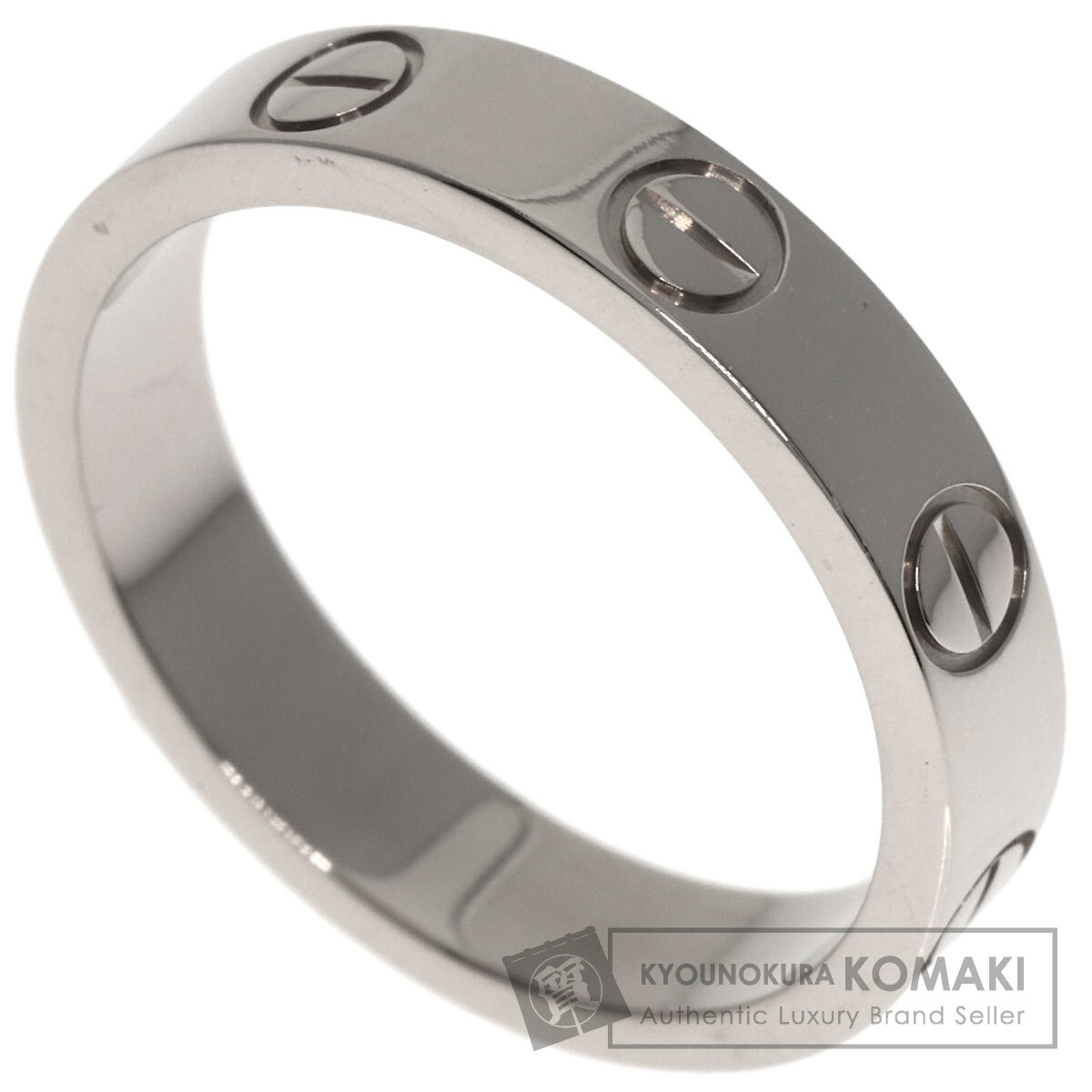 カルティエ ミニラブリング #48 リング・指輪 K18ホワイトゴールド レディース 【中古】【CARTIER】