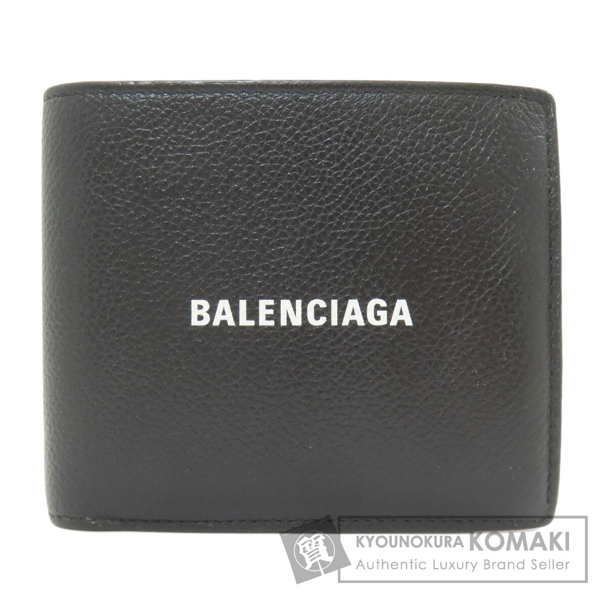 バレンシアガ 594315 ロゴ 二つ折り財布（小銭入れあり） レザー メンズ 【中古】【BALENCIAGA】｜ブランド京の蔵小牧【最安挑戦！】