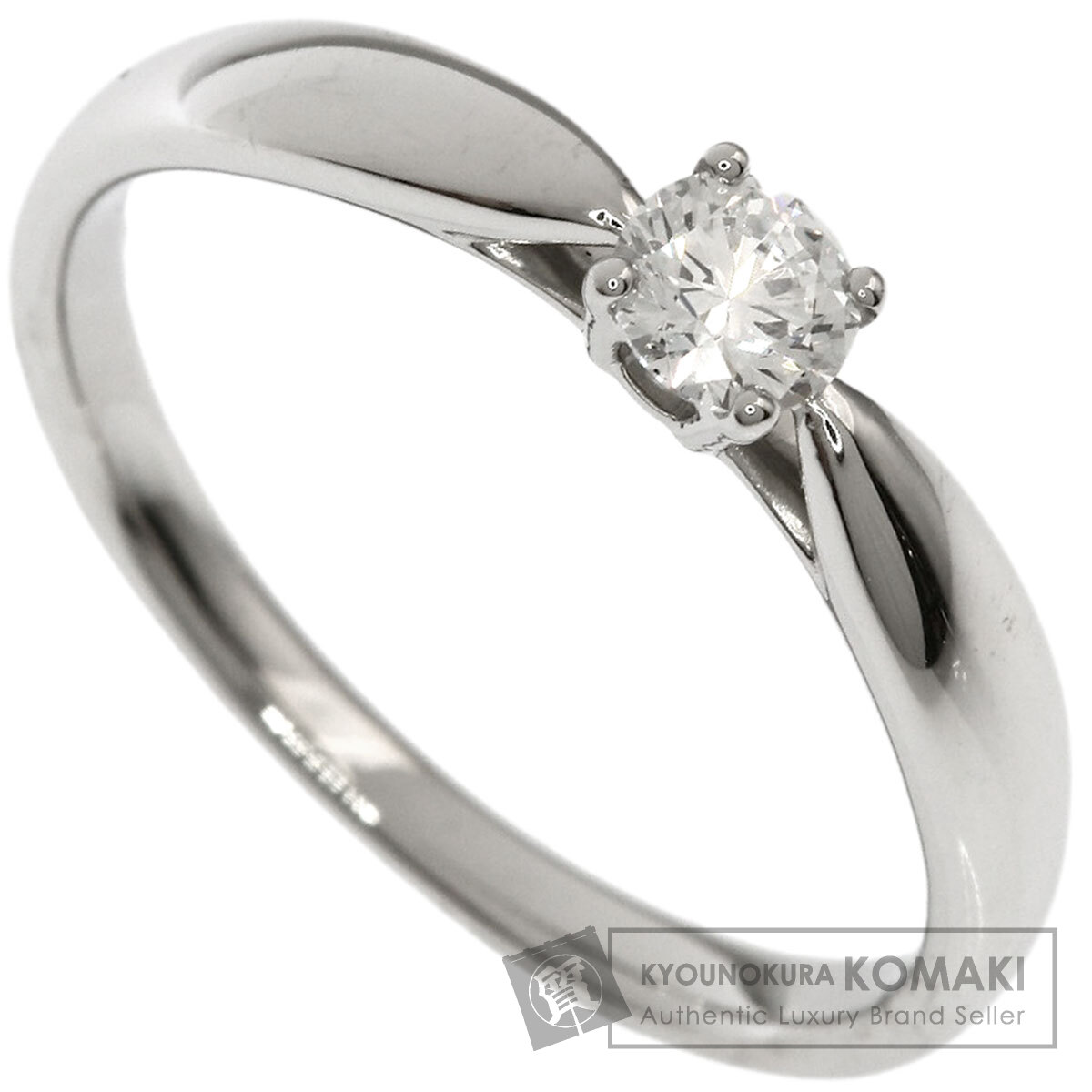 ティファニー ハーモニー 1P ダイヤモンド リング・指輪 プラチナPT950 レディース 【中古】【TIFFANY&Co.】