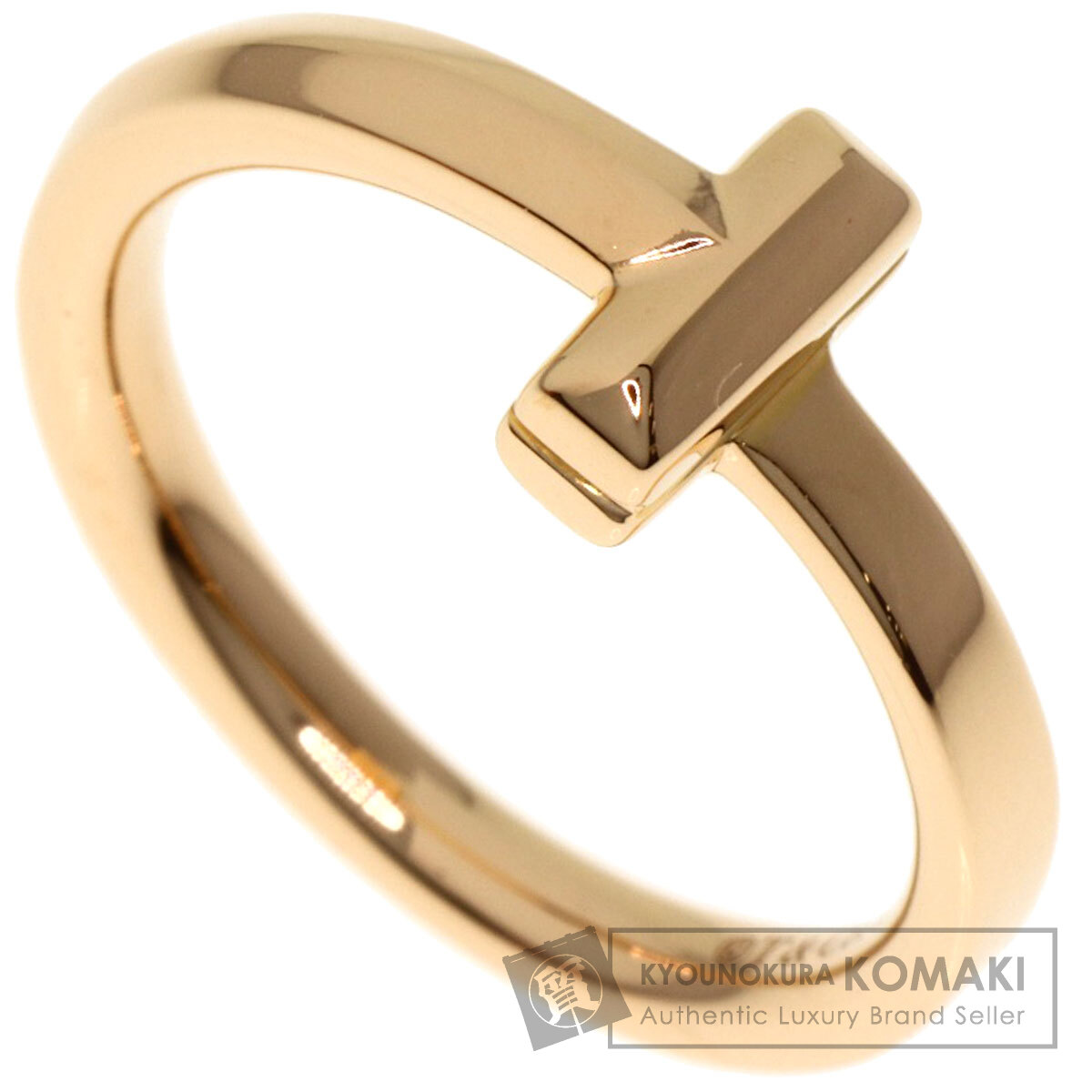 ティファニー Tワン リング・指輪 K18ピンクゴールド レディース 【中古】【TIFFANY&Co.】