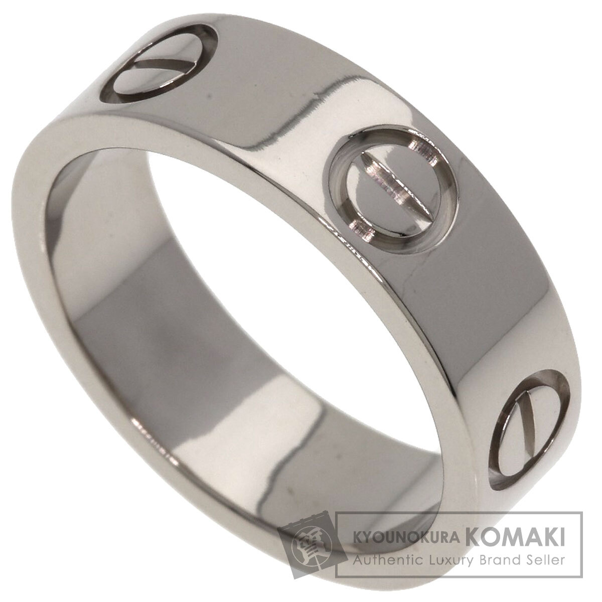 カルティエ ラブリング #49 リング・指輪 K18ホワイトゴールド レディース 【中古】【CARTIER】