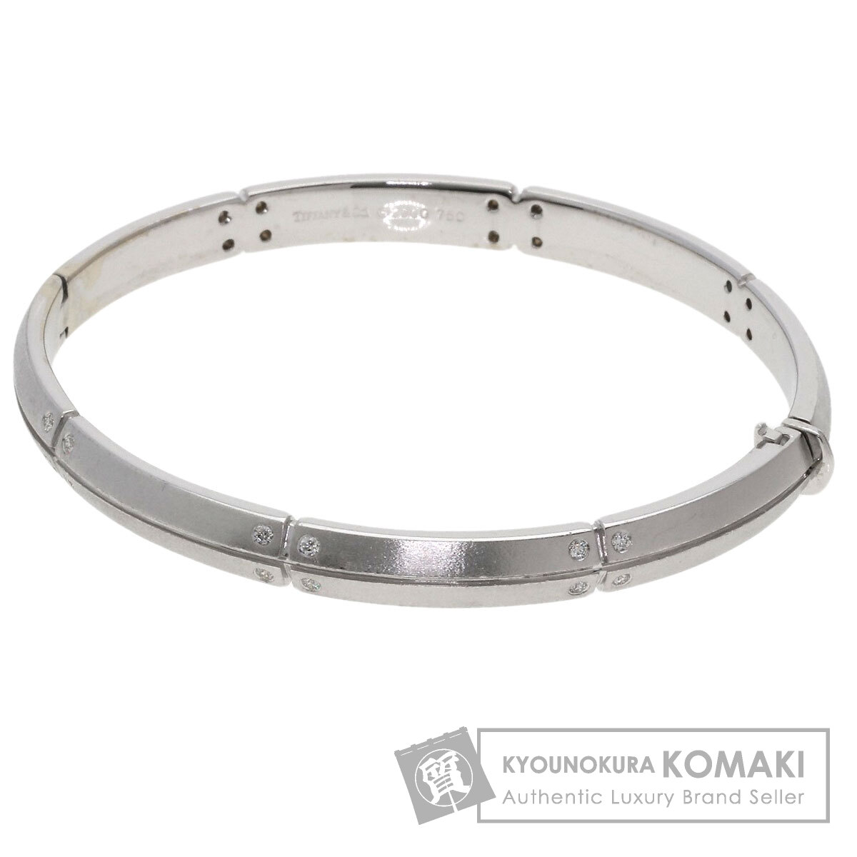 ティファニー ストリーメリカ ダイヤモンド ブレスレット K18ホワイトゴールド レディース 【中古】【TIFFANY&Co.】