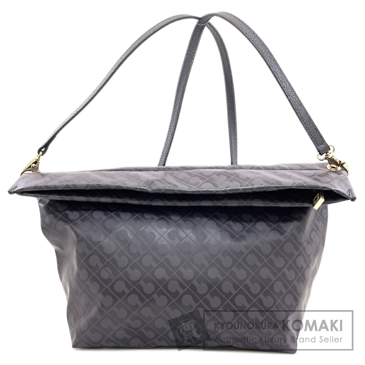 ゲラルディーニ ロゴモチーフ ソフティ ショルダーバッグ ポリエステル レディース 【中古】【GHERARDINI】