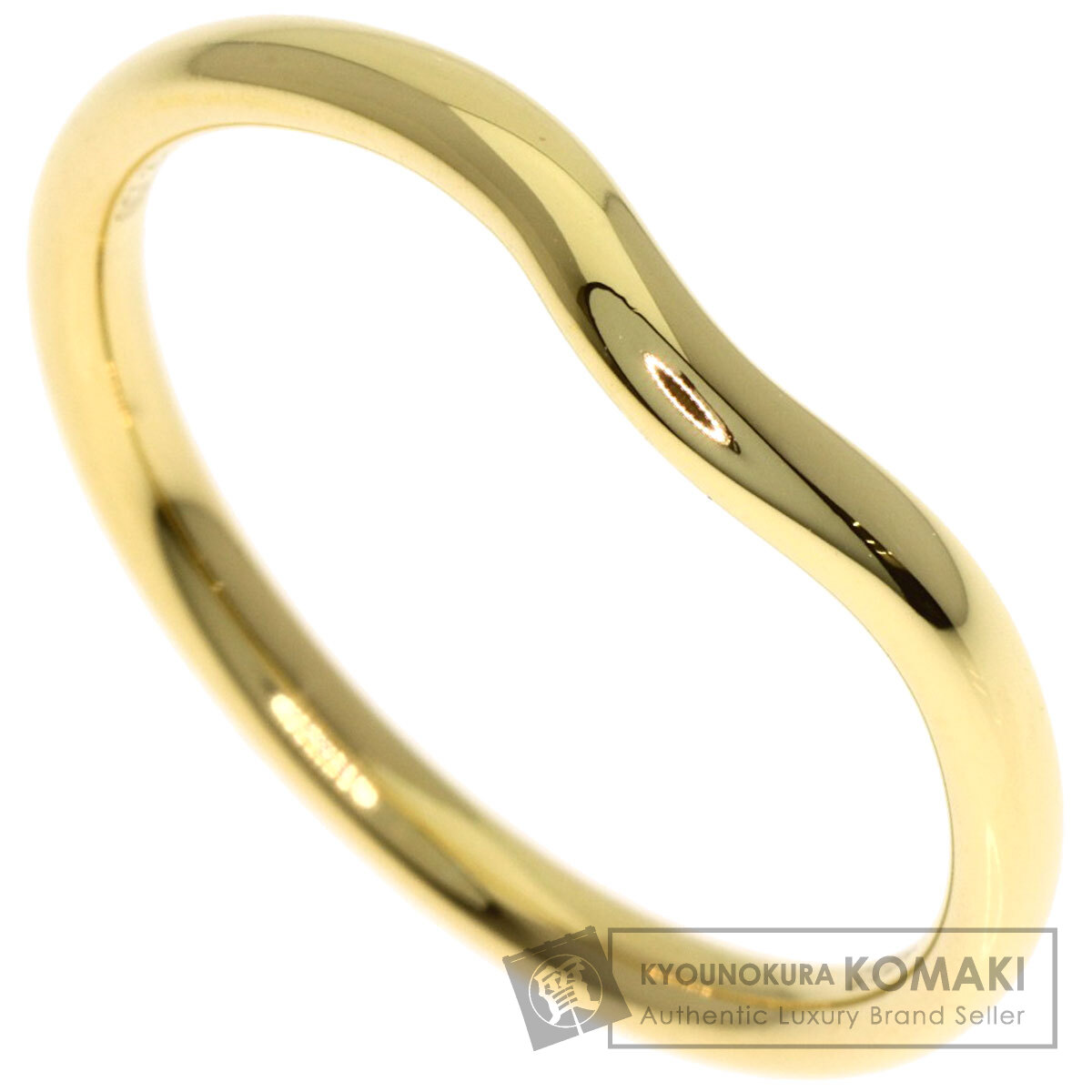 ティファニー カーブドバンド リング・指輪 K18イエローゴールド レディース 【中古】【TIFFANY&Co.】｜ブランド京の蔵小牧【最安挑戦！】