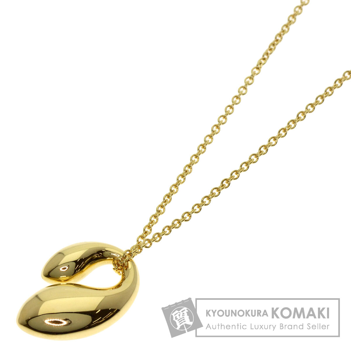 ティファニー ダブル ティアドロップ ネックレス K18イエローゴールド レディース 【中古】【TIFFANY&Co.】|ブランド京の蔵小牧【最安挑戦!】