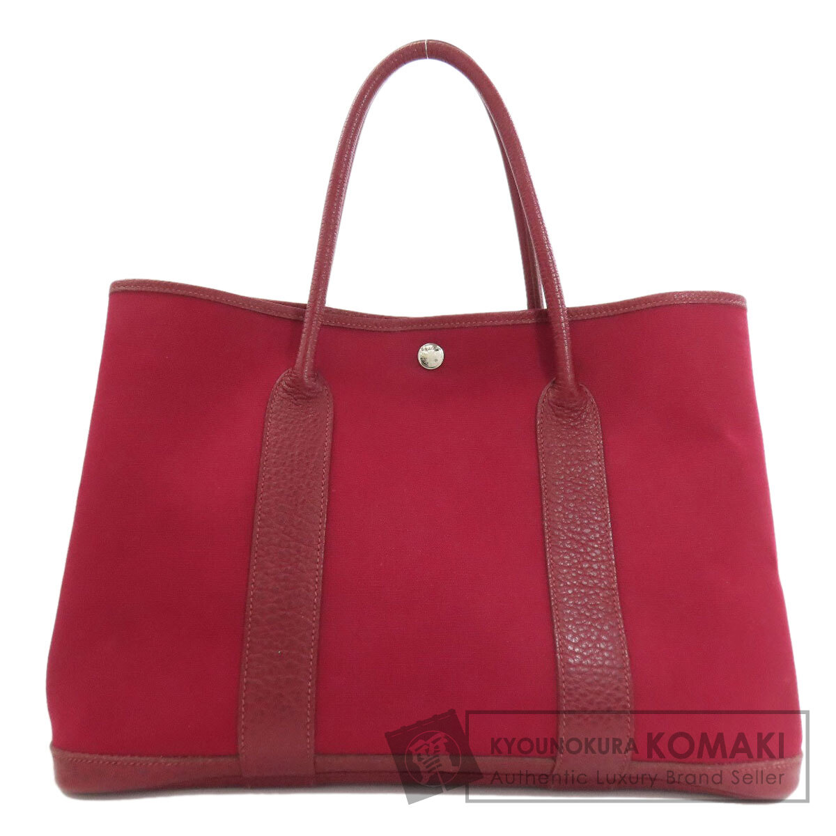 エルメス ガーデンパーティPM シルバー金具 トートバッグ トワルオフィシェ レディース 【中古】【HERMES】