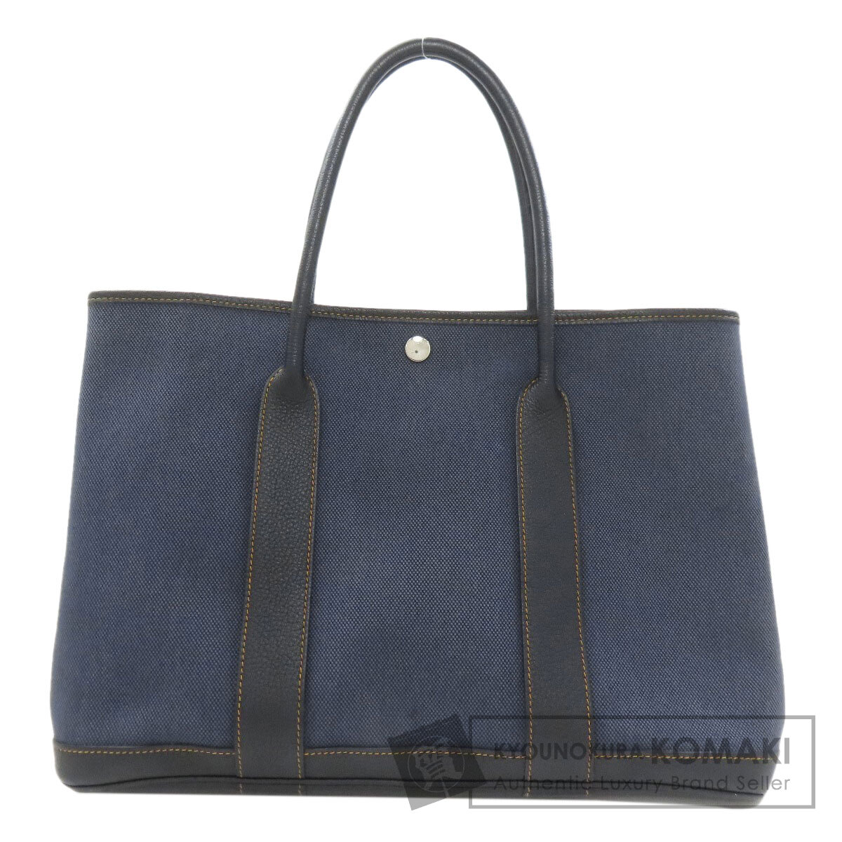 エルメス ガーデンパーティPM シルバー金具 トートバッグ トワルアッシュ レディース 【中古】【HERMES】